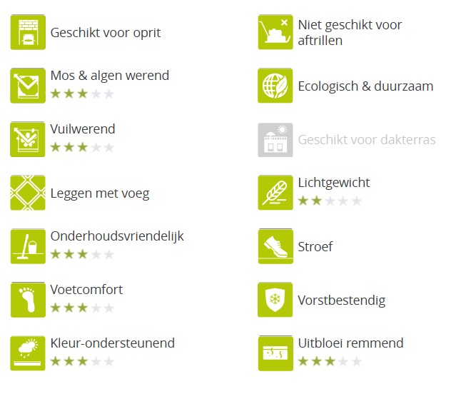 Piastrelle 30x60x4cm 60+ Soft Comfort A. van Elk BV